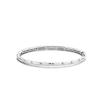 Link Silver Bangle Bracelet