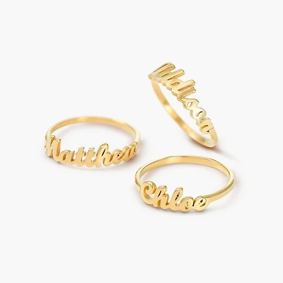 Personalized Name Ring 3mm (Mini)