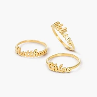 Personalized Name Ring 3mm (Mini)
