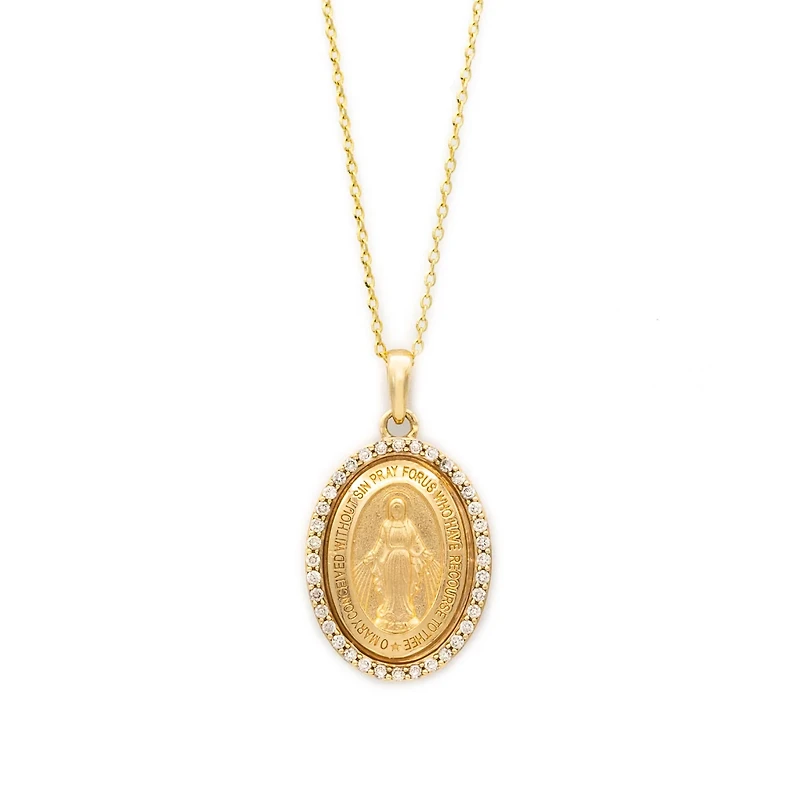 Milagrosa Diamond Halo Necklace