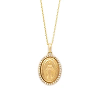Milagrosa Diamond Halo Necklace