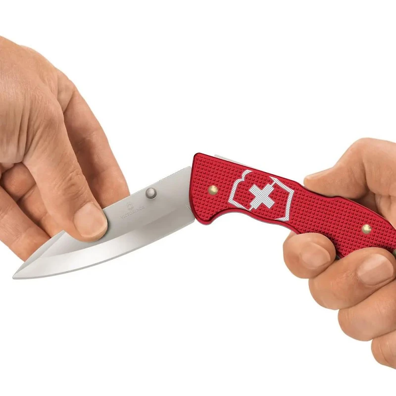 Evoke Alox Red 136MM Knife