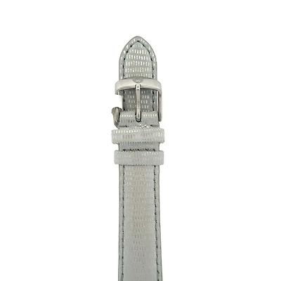 18MM Iridescent Glow Pattern Leather Strap