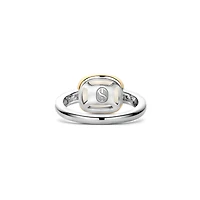 Milky Quartz Facetted Ring