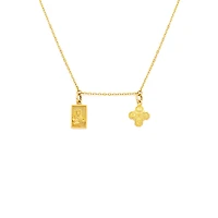 Scapular and Cross Necklace