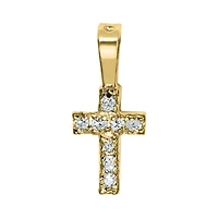 Baby Diamond Cross Necklace