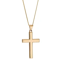 35MM Solid Gold Cross Pendant