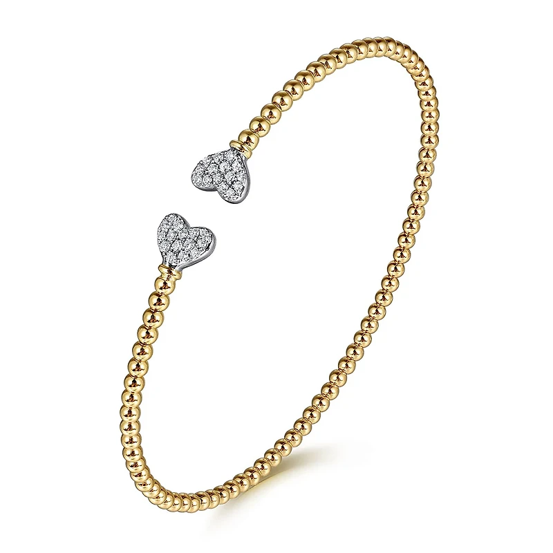 Diamond Hearts Open Bujukan Bracelet