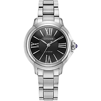 L Ceci Black and Steel 31MM Watch