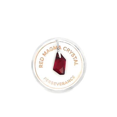 Red Magma Crystal Pendant