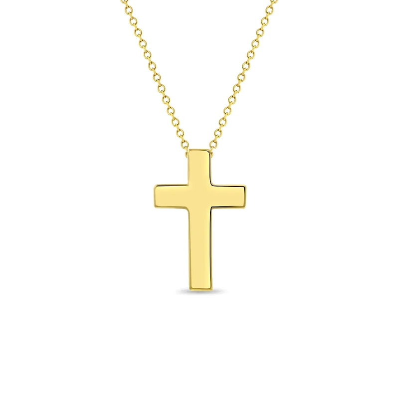 Star Cutout Cross Kids Necklace