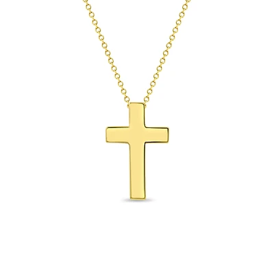 Star Cutout Cross Kids Necklace