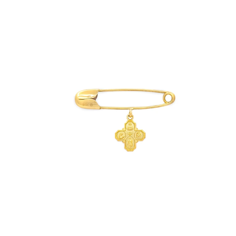 Four Way Cross Baby Safety Pin