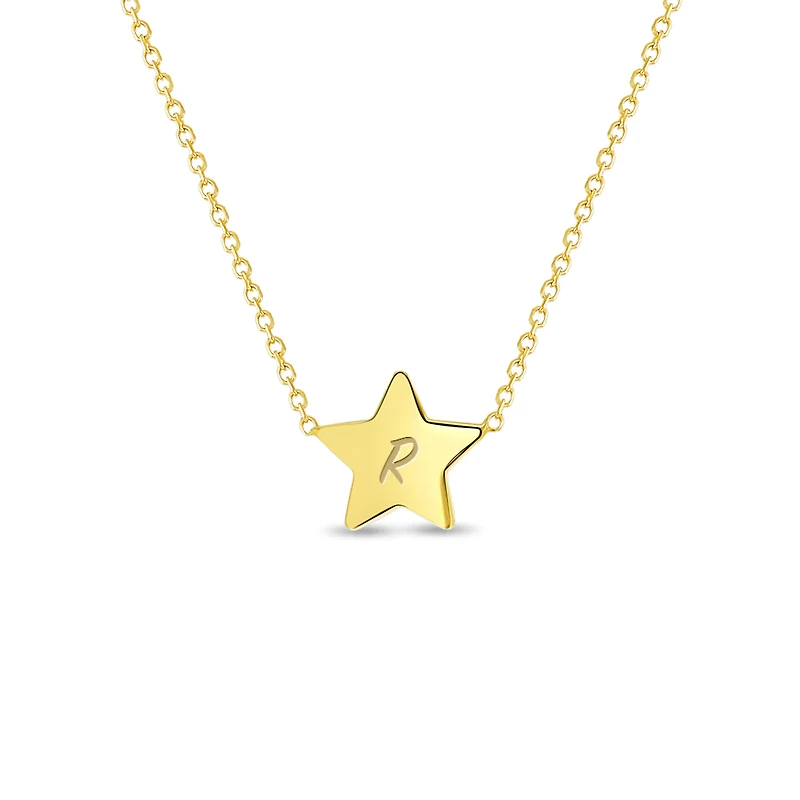 Polished Star Flat Kids Necklace