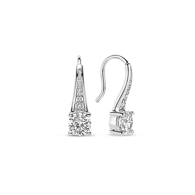 Brilliant Small Solitaire Earrings