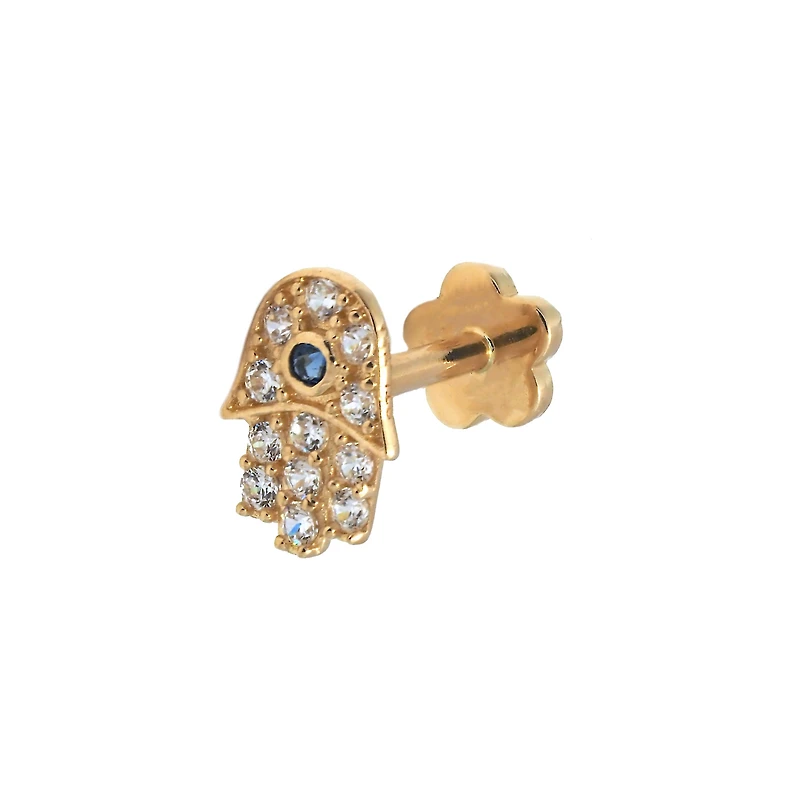 Hamsa Cartilage Single Earring