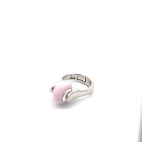 Tall Silver Ring For Murano Charms