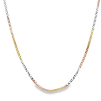 Three Tone Color Chain - 20''