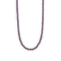 Radiant Violet 4MM Bead Necklace