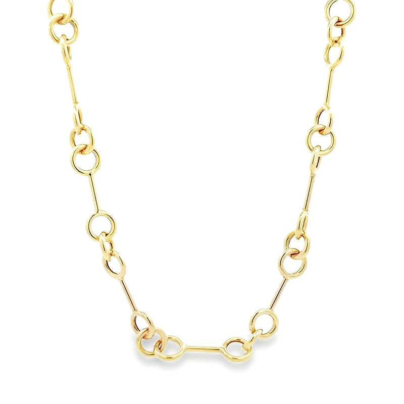 Bone 8MM Link Chain - 16 inches