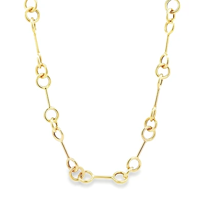 Bone 8MM Link Chain - 16 inches