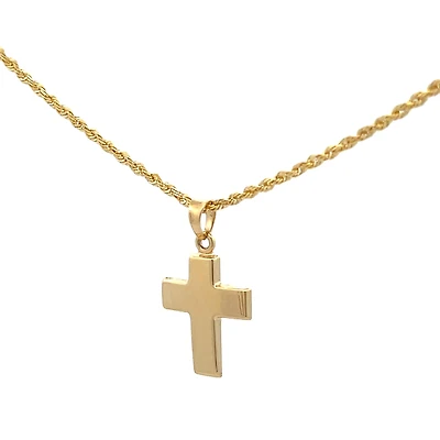 16MM Flat Cross Pendant