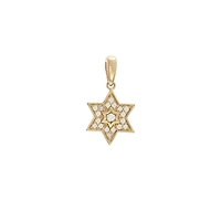 Star of David Diamond Pendant