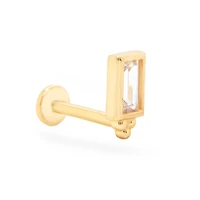 Emerald Zirconia Cartilage Single Earring