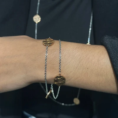 Circle Design Double Bracelet