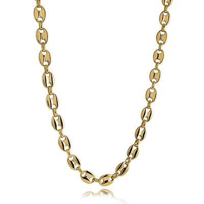 Puff Mariner 8.3MM Gold Steel Chain