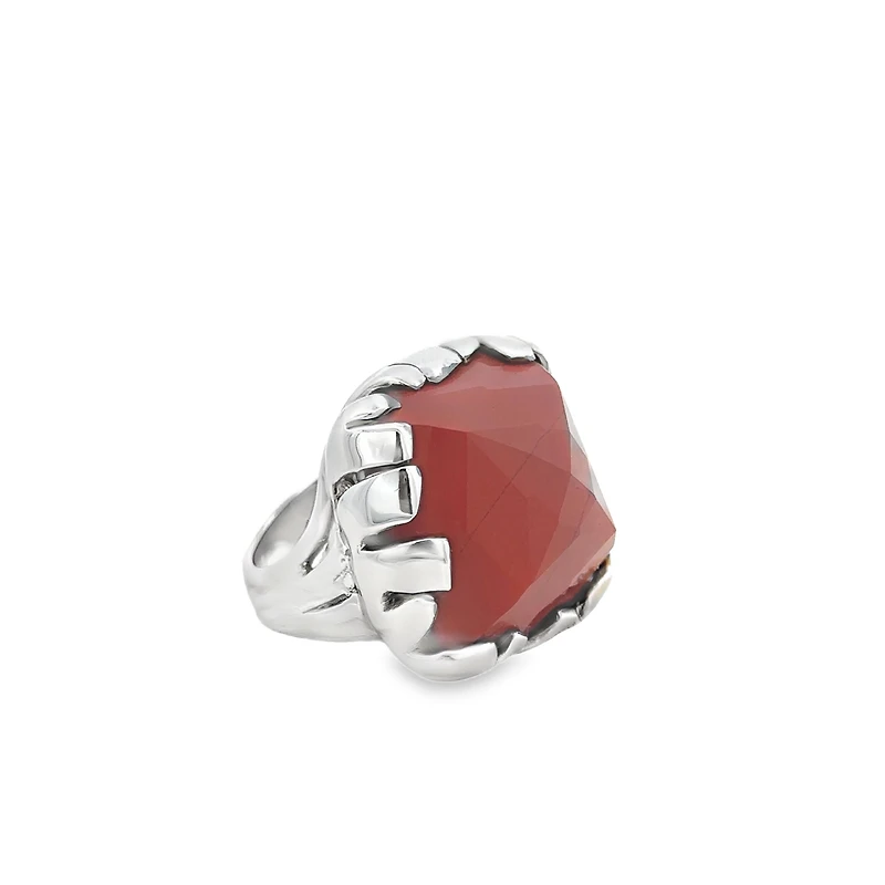 My Revelations Jasper Red Ring (Size 7.5)
