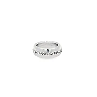 Cosmic Silver Polished Wide Band Ring