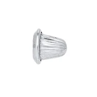Replacement Screwback Bell for Earring in White Gold