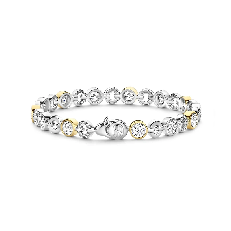 Circular Brilliance Tennis Bracelet
