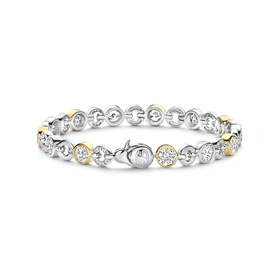 Circular Brilliance Tennis Bracelet