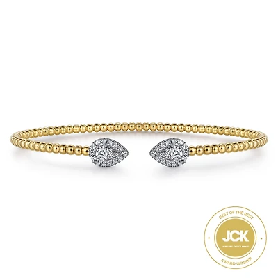 Pear Shape Diamond Open Bujukan Bracelet