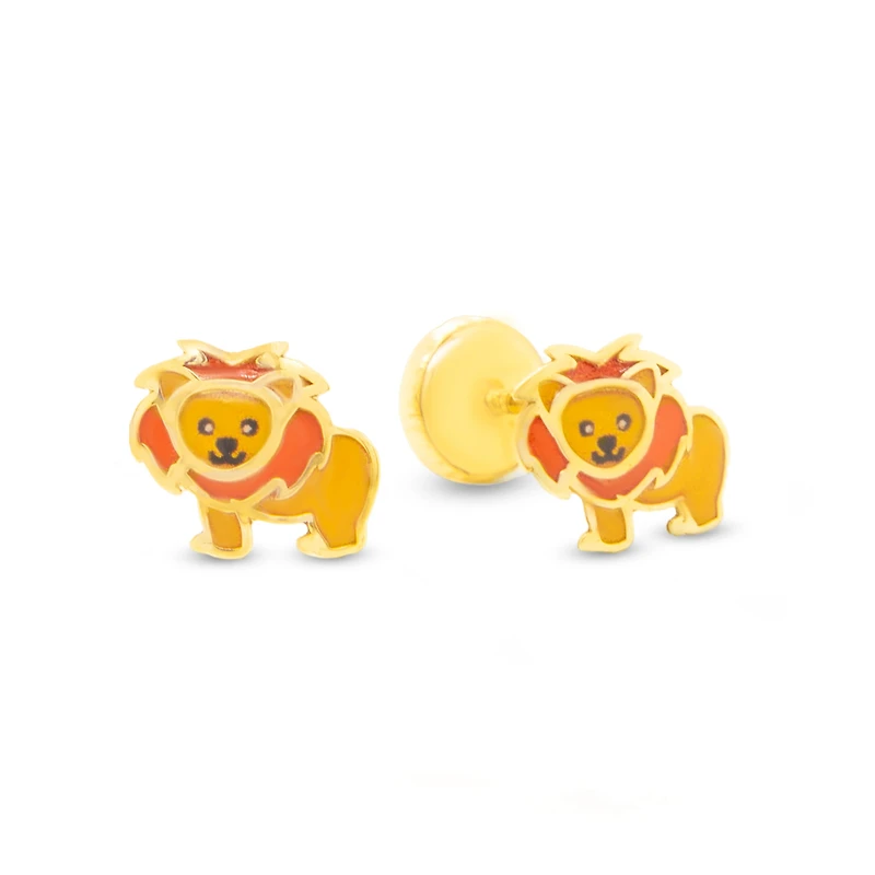 Lion Stud Earrings