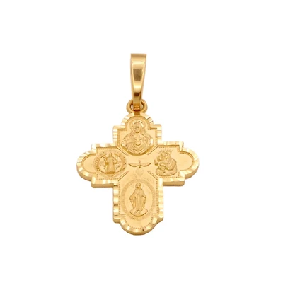 Four Way Cross 23MM Pendant