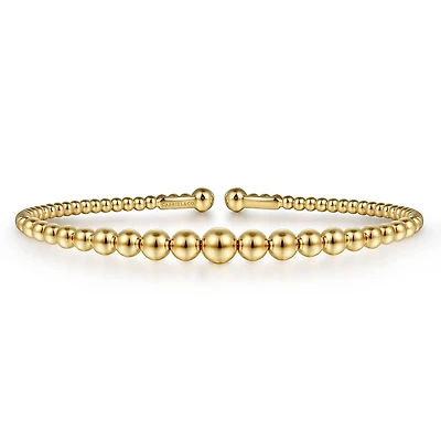 Gradient Beads Bangle Bracelet