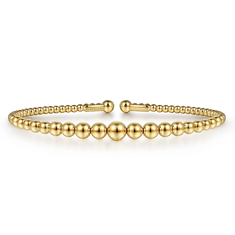 Gradient Beads Bangle Bracelet