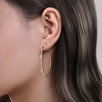 My Favorite Diamond Hoop Earrings 50MM