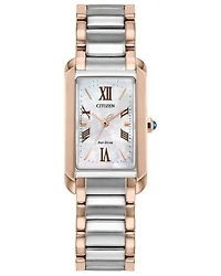 L Bianca Rectangular Watch with Mother of Pearl Dial