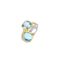 Shades of The Ocean Double Blue Ring