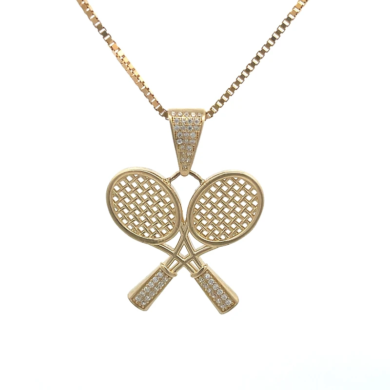 Tennis Raquets 35MM Pendant