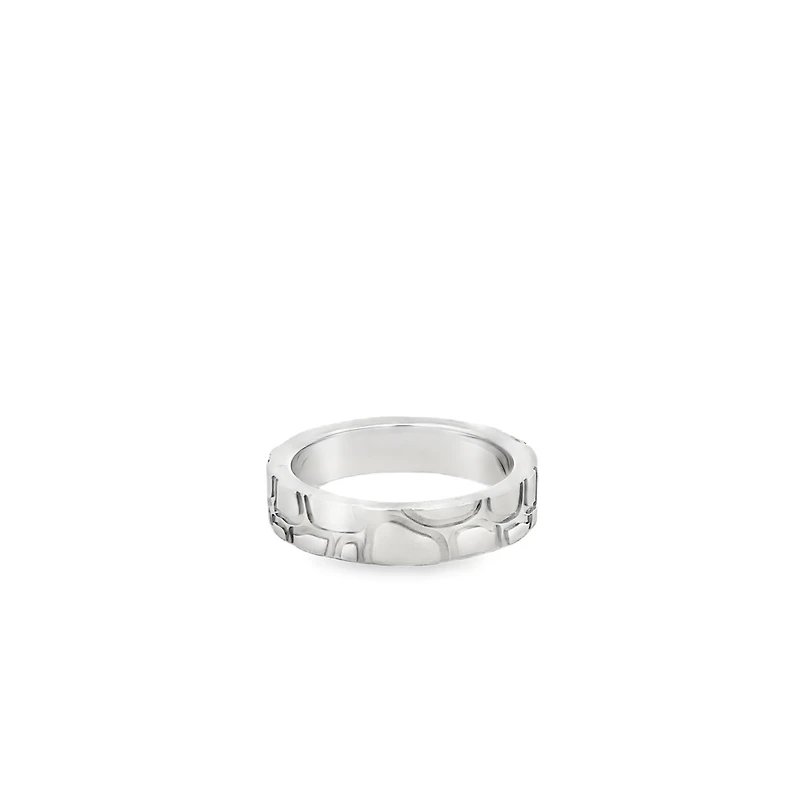Snake Skin Textured Ring (Size 7)
