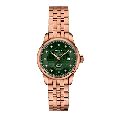 Le Locle Automatic Lady Watch 29mm Rose Gold with Green Dial