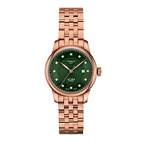 Le Locle Automatic Lady Watch 29mm Rose Gold with Green Dial