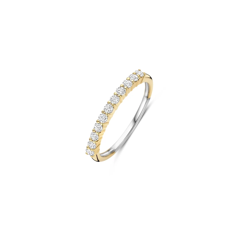 Thin Sparlkle Golden Ring