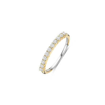 Thin Sparlkle Golden Ring