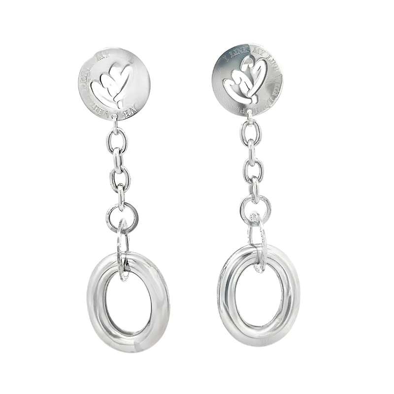 Links Of Life Dangle Earrings